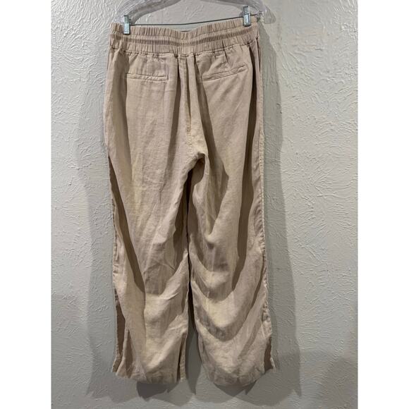 QUINCE Linen Pants Khaki Tan Neutral Size Large - Picture 3 of 3